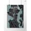 « seattle city map », reproduction d’impression sur affiche en minuit-31737721