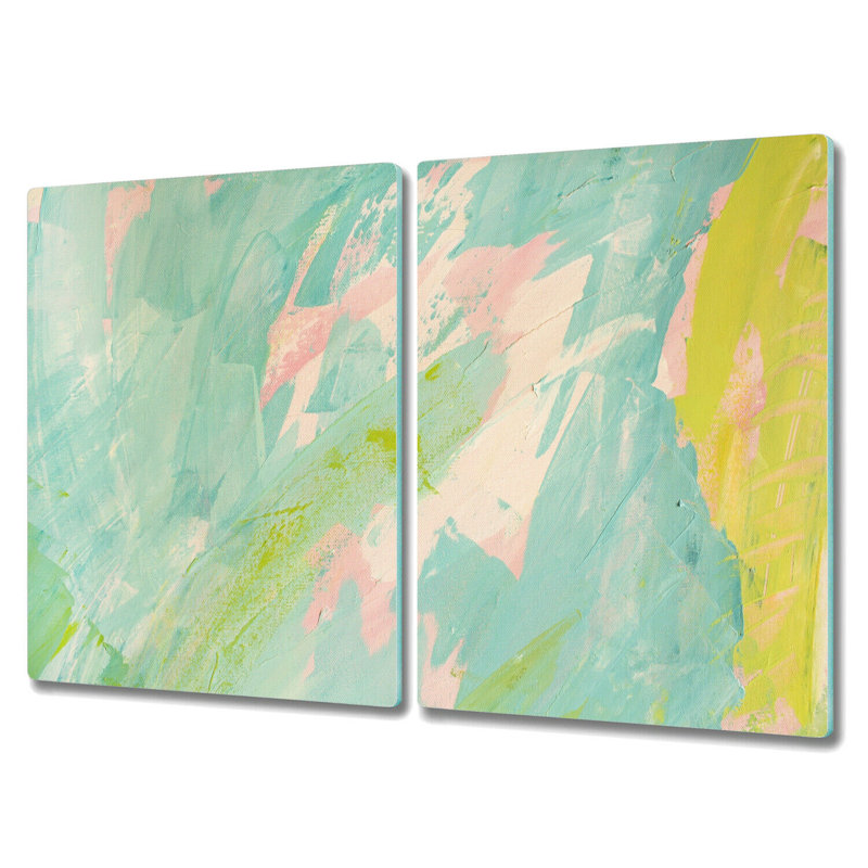 Reinbeck Tempered Glass Chopping Board, 52cm x 30cm