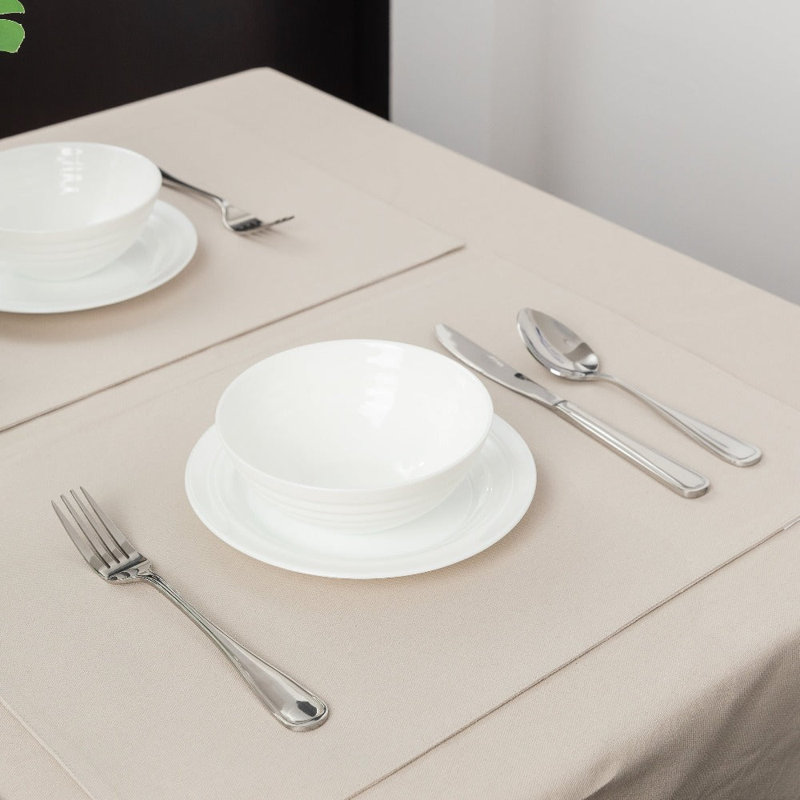 Cotton Rectangle Placemat, Sand