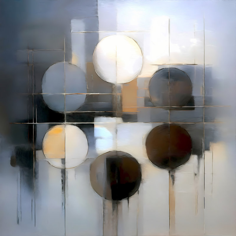 Geometric Alignment, 24" H x 24" W