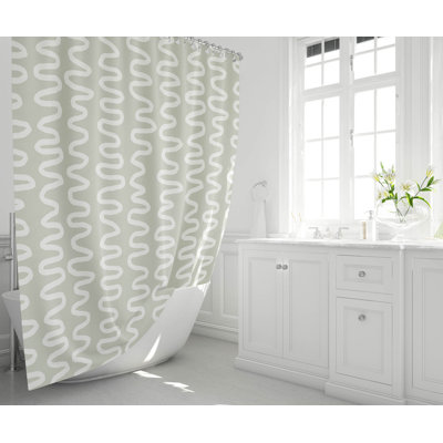 Tartan Block Ultra-Thin Lightweight Shower Curtain