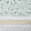 Édredon 5 pièces pour lit double / grand lit - Seersucker en microfibre à motif floral et 2 coussins décoratifs Lavable à la machine Style de literie Motif floral / botanique-118740264-118740266