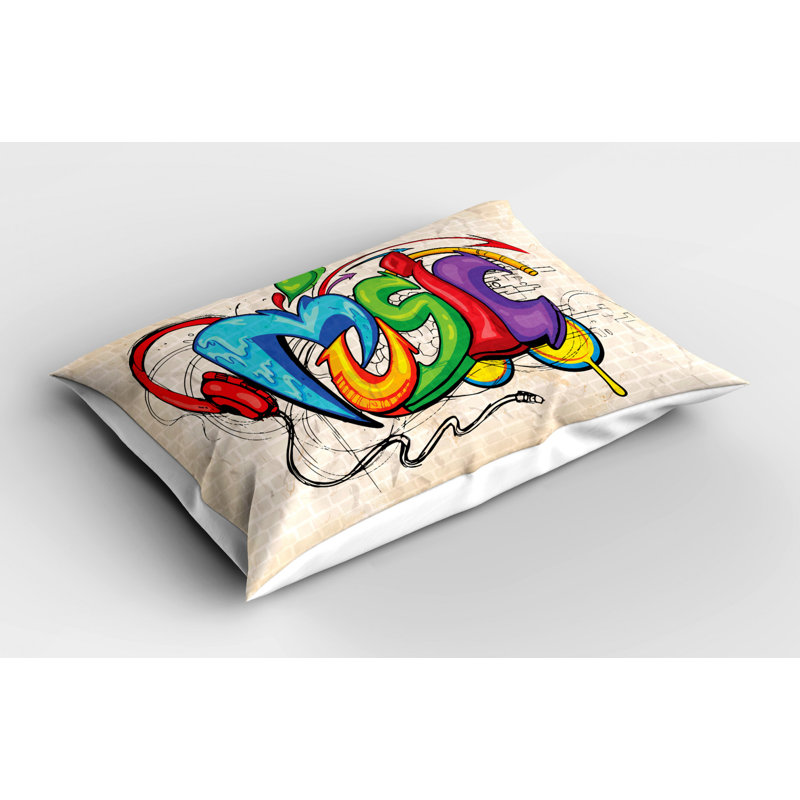 Music Polyester Sham Set, Twin