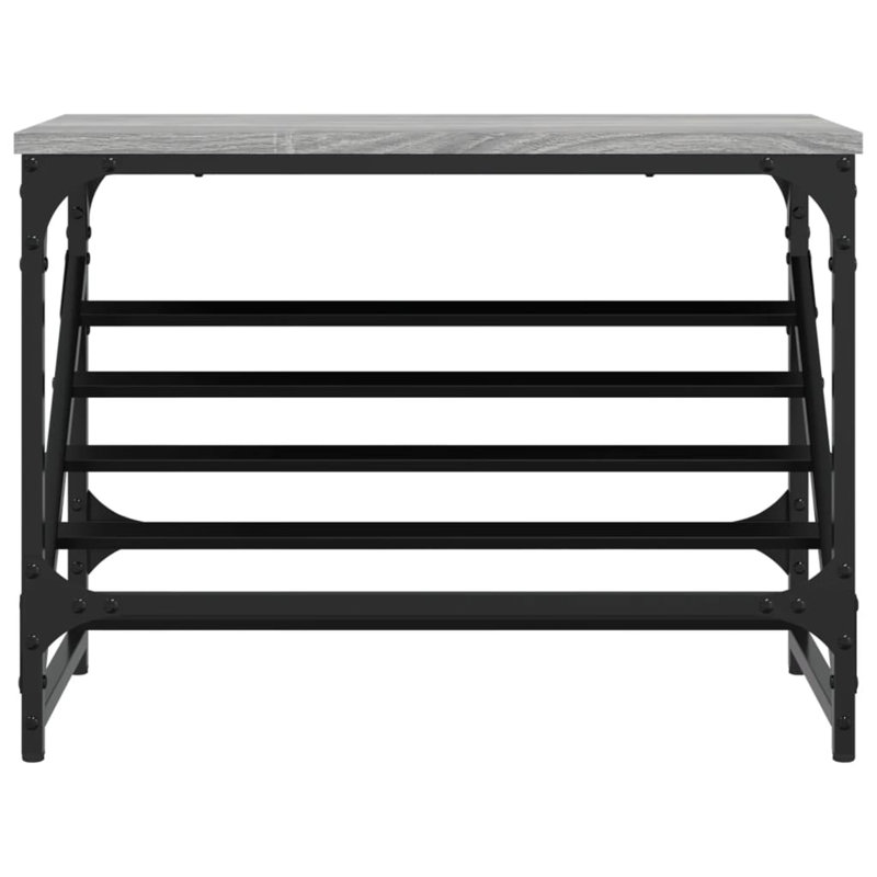 2 Pair Shoe Rack, Grey Sonoma