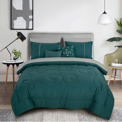 Ensemble d'édredon 9 pièces Bed-in-a-Bag Soft Bedding