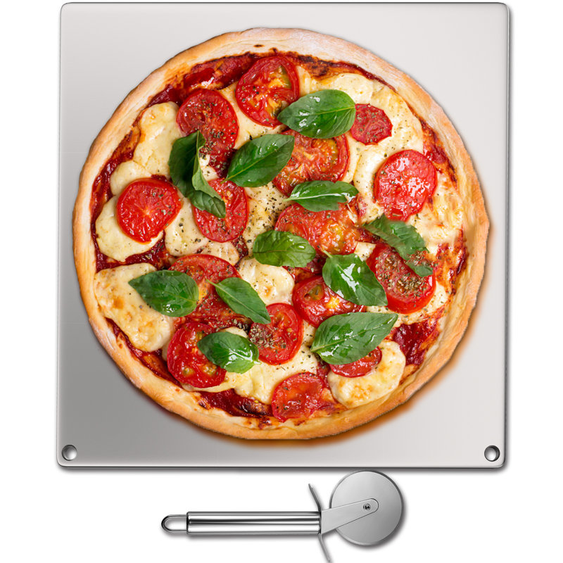 Ensemble de pizza 2 pièces VEVOR, H 0,2 po x l 14,2 po x P 16,1 po