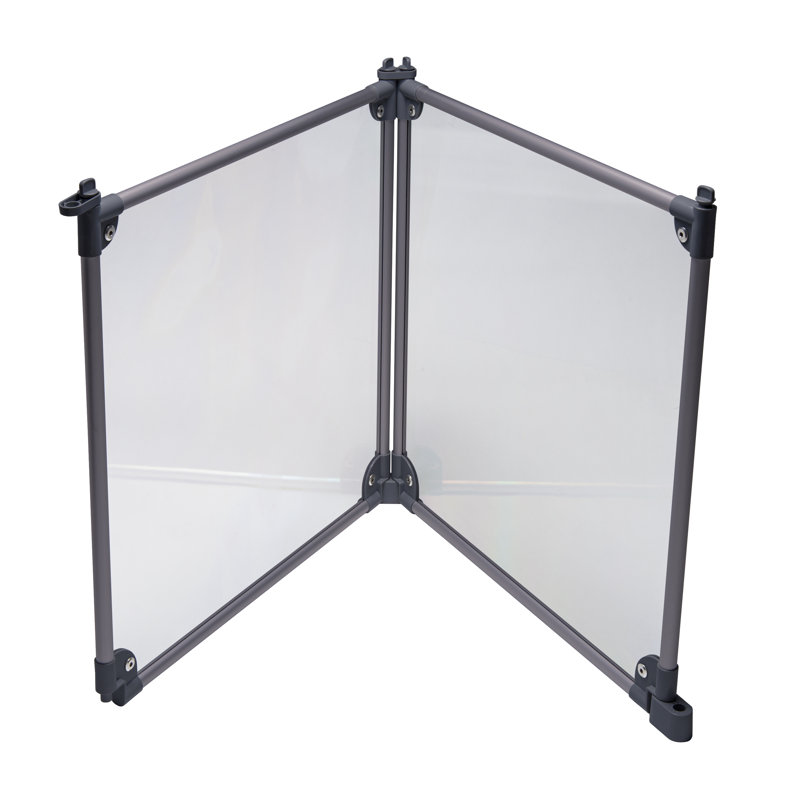 30" H Panel Metal Exercise Pen with Door , Black