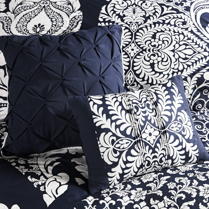 Couette Queen Size Indigo - Coton imprimé avec rembourrage moelleux et détails charmants
