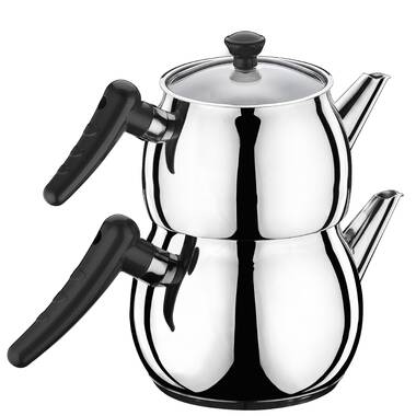 SAKI Electric Samovar - Stainless Steel Tea Maker Offer 