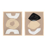 Free Form 7&8. Set Of 2 Painting by Andrea Stokes