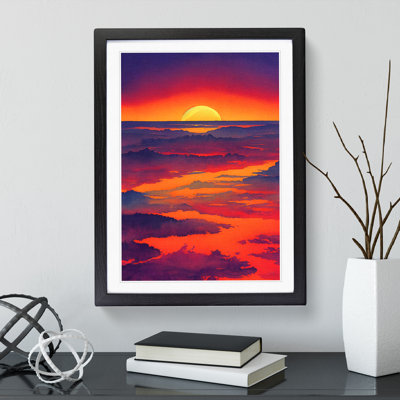 Thrilling Sunset - Single Picture Frame Painting