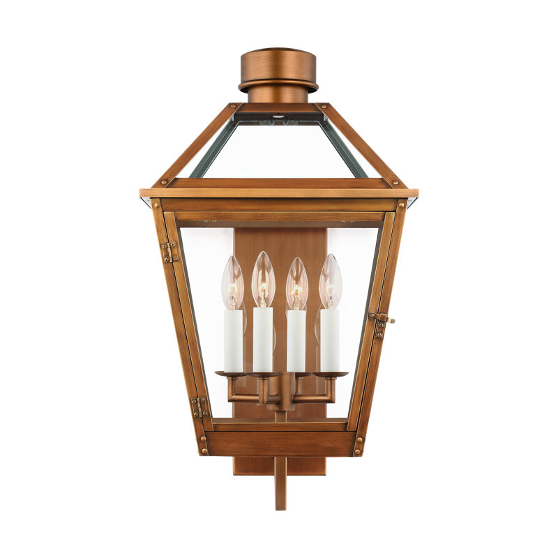 Yelena Wall Light, Natural Copper, 24.5" H x 13.75" W x 14.5" D