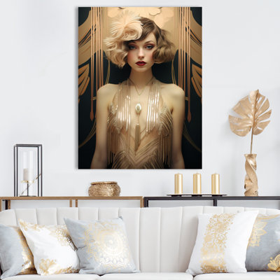 Art nouveau, élégant et glamour - impression