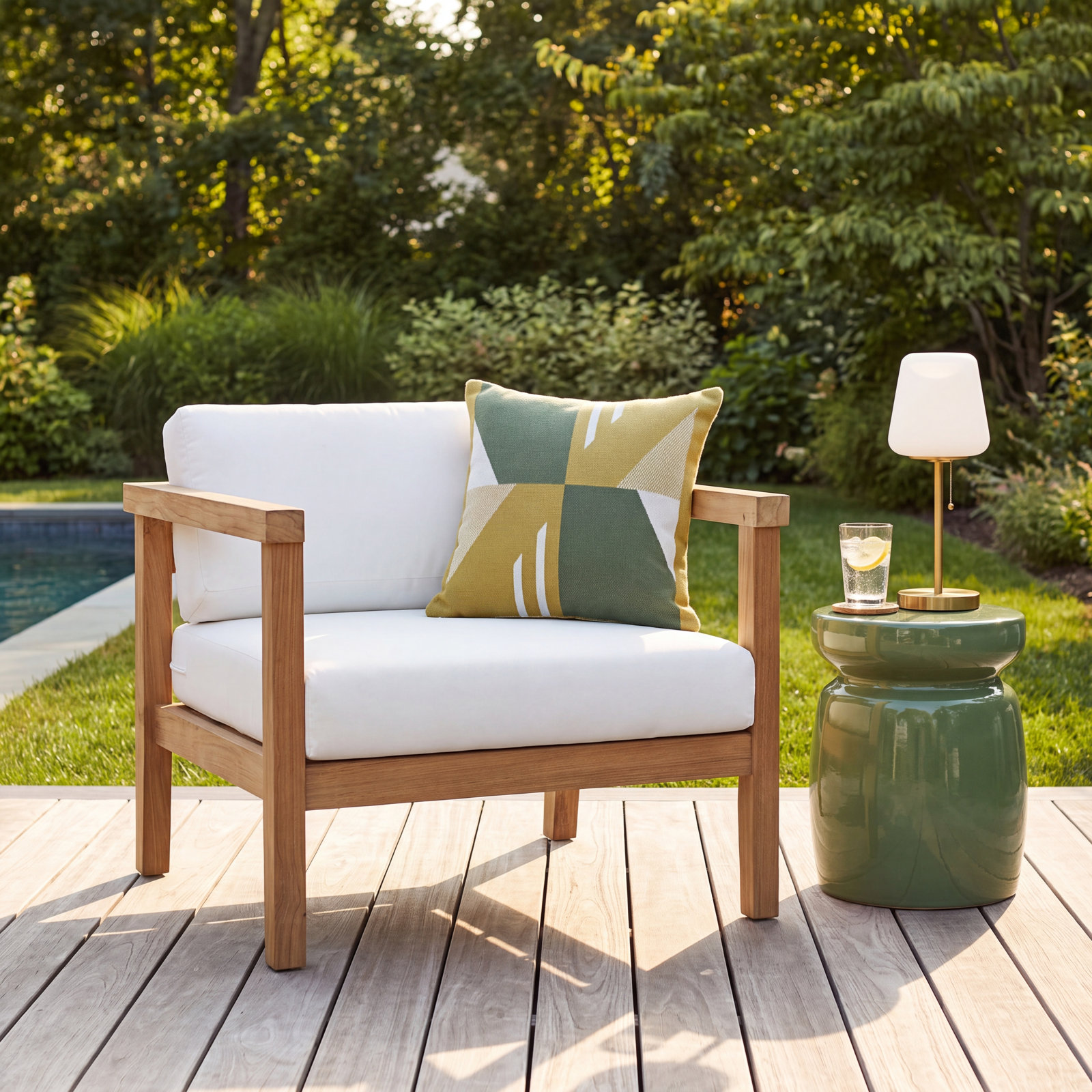 Bayport Teak Patio Lounge Chair