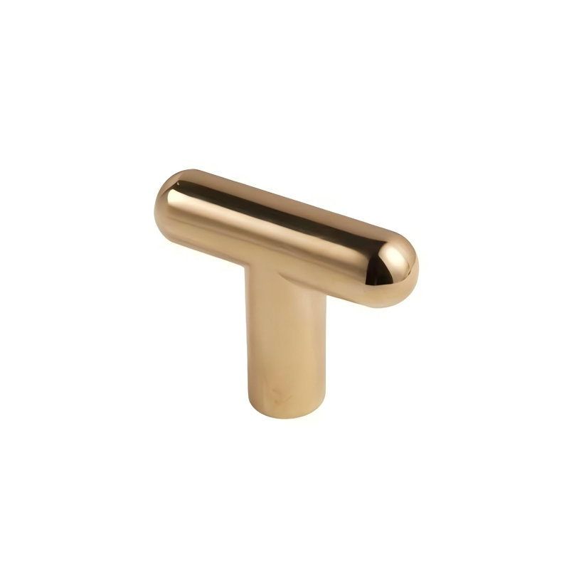  Multipack de boutons minimalistes en forme de T, Or vif