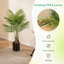 Grand arbre artificiel en pot 4,2 pi 4,2 pi