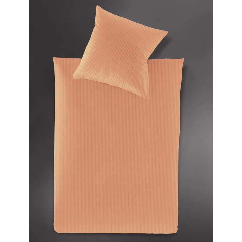 Lumen 2 Piece Duvet Cover Set, Single - 1 Pillowcase (80 x 80 cm), Orange