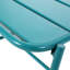 Table d'appoint en fer pour l'extérieur avec une finition mate captivante pour une construction amusante et stable