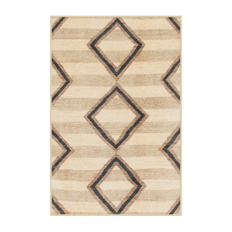 Abstract Indoor Rug, Runner 2' x 5'