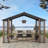 Clint 13 Ft. W x 11 Ft. D Solid Wood Patio Gazebo