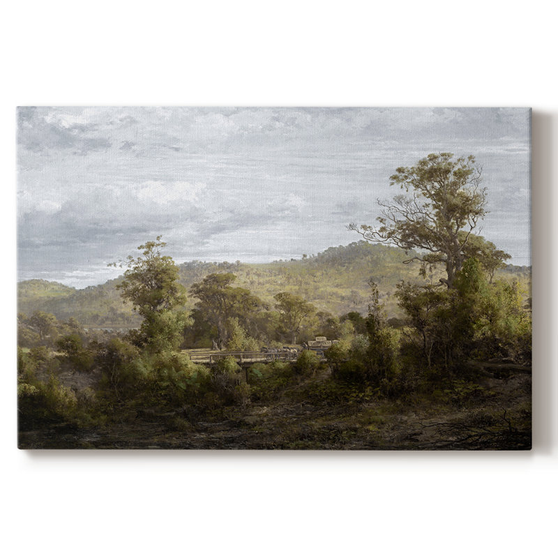 Paysages rétro - Mxviii - Cavas enveloppés de galerie, 8 x 12