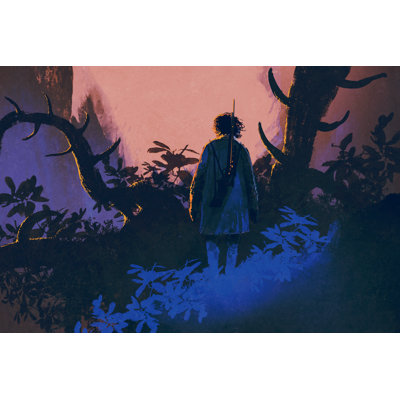 Man by Man - Wrapped Canvas Print