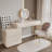 Makeup Vanity with Light mirror,5 drawers