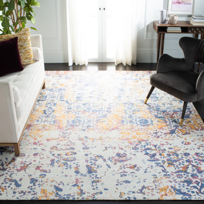 Stahr Hand Tufted Viscose Geometric Rug