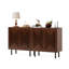 Ensemble de 2 buffets avec tablettes réglables et rangement pour le salon