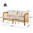 Modern Outdoor Patio Cushioned Sofa