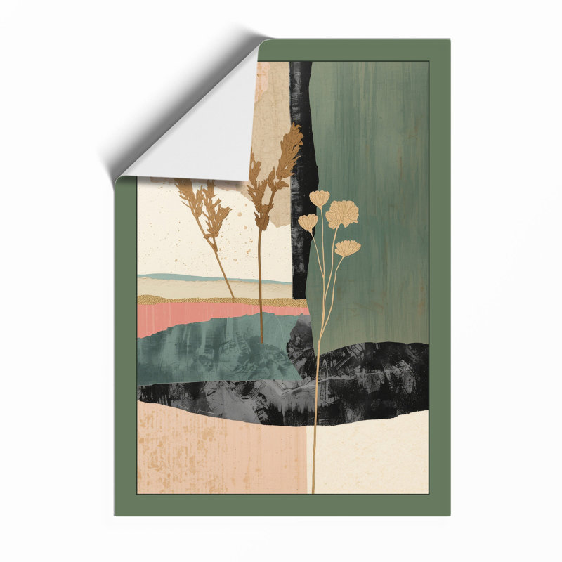 Dried Botanicals in Glass Botanical - Framed Print, Unframed, A1 - 84.1 x 59.4 cm