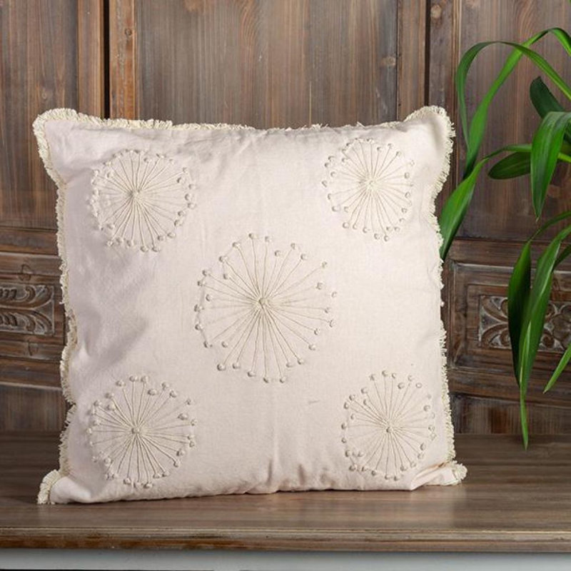 Coussin 18 "x 18" avec broderie