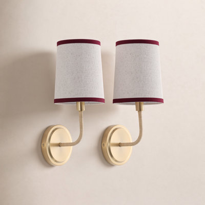 2-Light Swing Arm Sconce