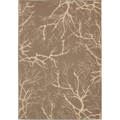 Tapis intérieur / extérieur brun Healdton