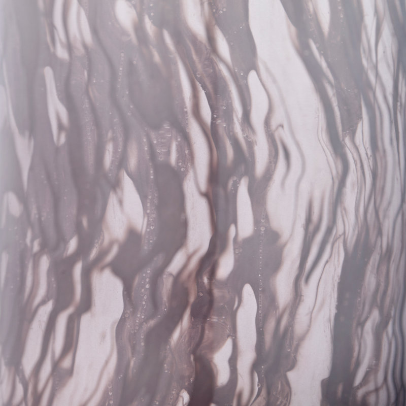 Billow Handmade Glass Table Vase, 29.75" H x 8.75" W x 8.75" D