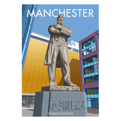Manchester Engels 1 Piece Wall Art