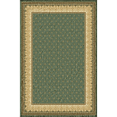 Tapis brun tissé à la machine Aara