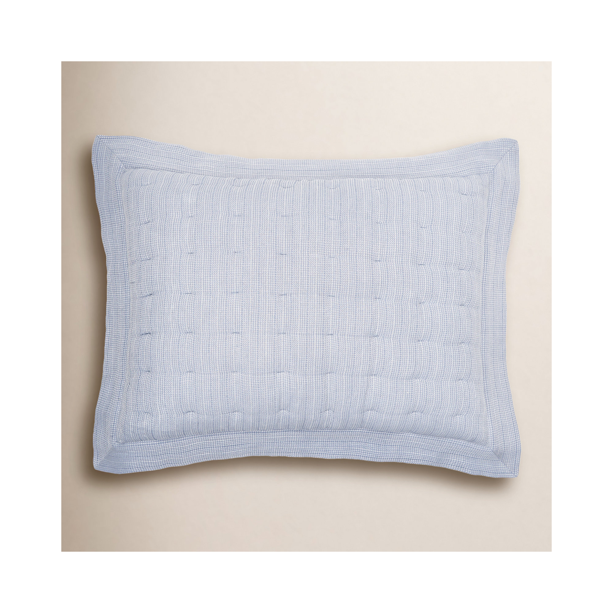 Natasha 100% Cotton Envelope Sham, Fog, Standard/Twin
