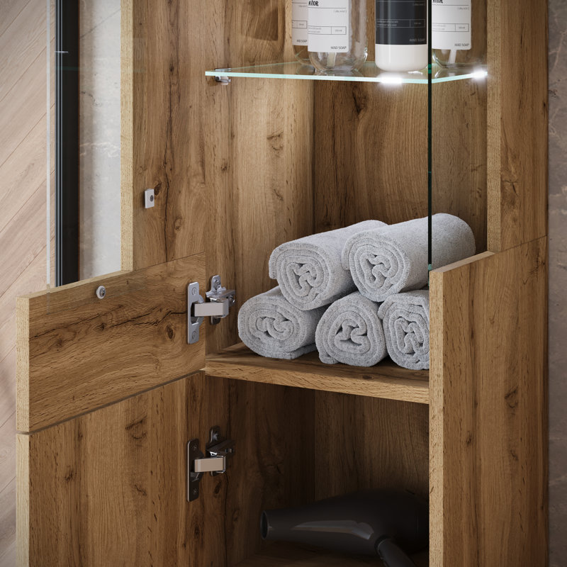 NIKITA Bathroom Furniture Suite, Wotan Oak
