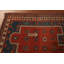 Tapis oriental géométrique rouge pré-1900 Kazak