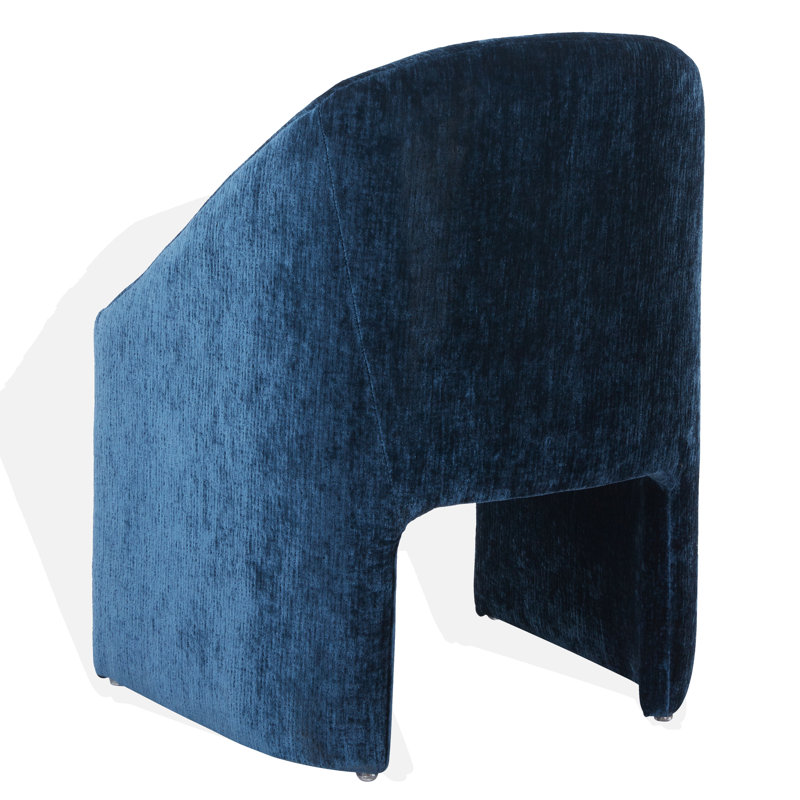 Kagan Chenille Dining Chair, Navy