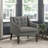 Clopton 26" Modern & Contemporary Accent Chair - Textured Accent Chair Removable Cushion Cover, Button-Tufted Back-114472614