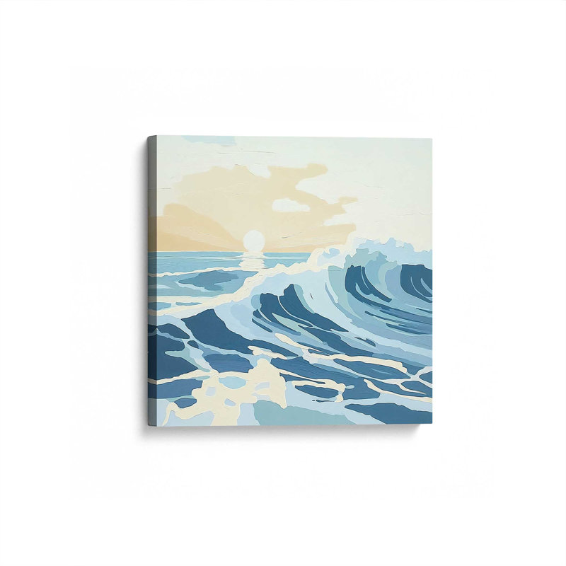 «Ocean Refrain at Dusk I Print», H 12 po x l 12 po