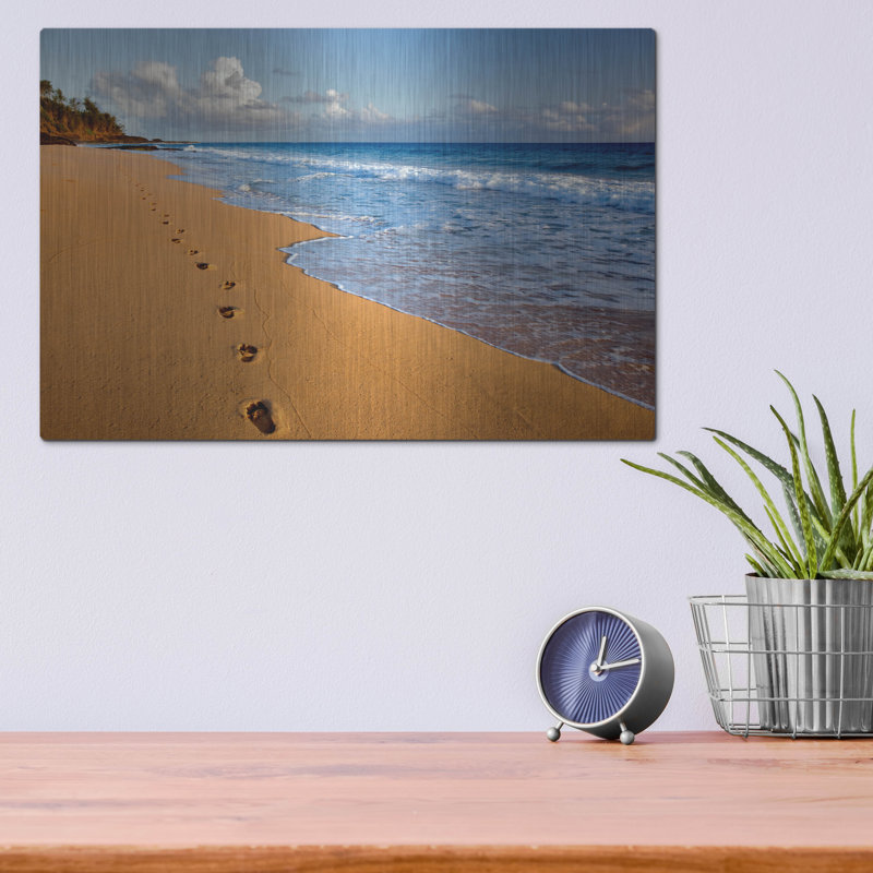 «Footprints» par Dennis Frates, H 12 po x l 16 po