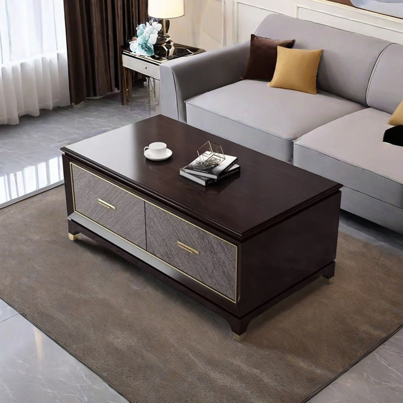 Table basse en bois massif de luxe Design Design