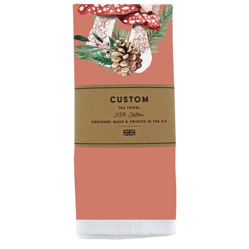 Hedgehogs Hedge Hugs Tea Towel 100% Cotton