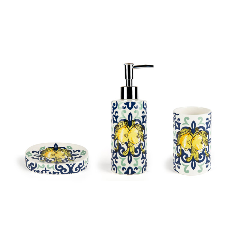 Ceramic Bathroom Accessory Set
