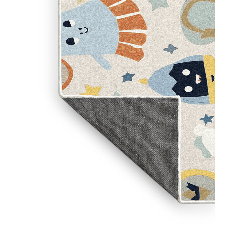 Tapis pour enfants East Urban Home, Rectangulaire 2 pi x 3 pi