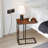 C End Table With USB And Built-In Outlets Sofa Table with Charging Station for Living Room-641368187
