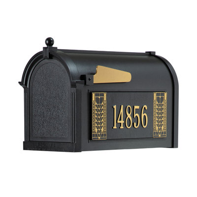 Package: Capitol Mailbox Frank Lloyd Wright Tree Of Life Package #2 (Capitol Mailbox,  Personalized Tree Of Life Sides)